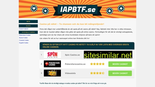 iapbtf.se alternative sites
