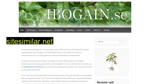 Ibogain similar sites