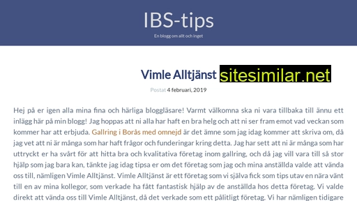 ibstips.se alternative sites