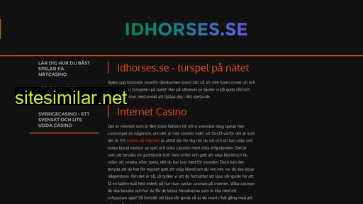 idhorses.se alternative sites