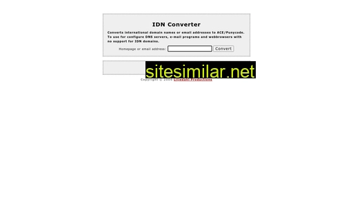 idnconverter.se alternative sites