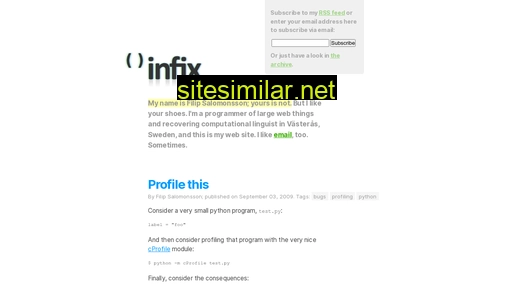 infix.se alternative sites
