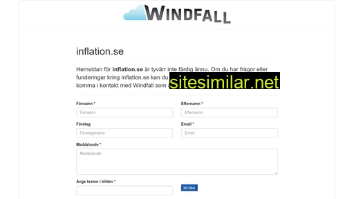 Inflation similar sites