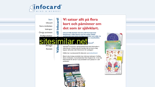 Infocard similar sites