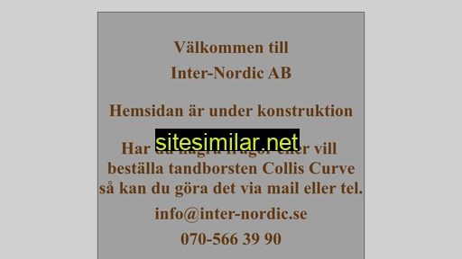 inter-nordic.se alternative sites