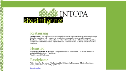 intopa.se alternative sites