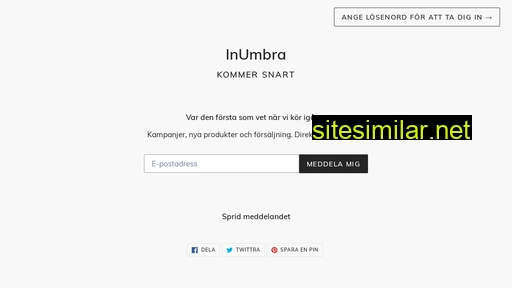 inumbra.se alternative sites