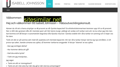 isabelljohnsson.se alternative sites