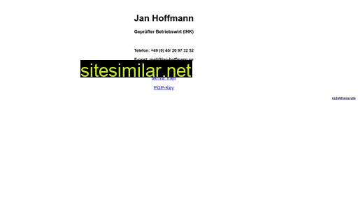 Jan-hoffmann similar sites