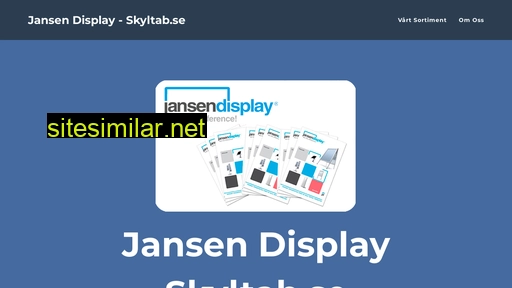 jansen-display.se alternative sites