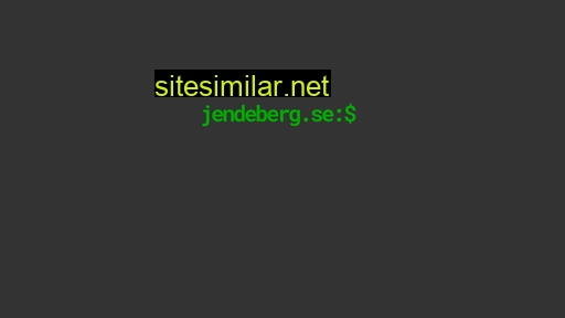 jendeberg.se alternative sites
