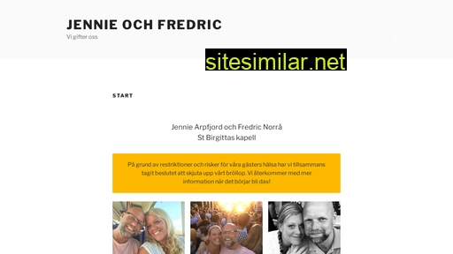 jennie-fredric-2020.se alternative sites