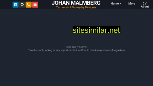 johanmalmberg.se alternative sites