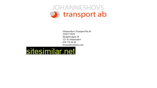 Johanneshovstransport similar sites