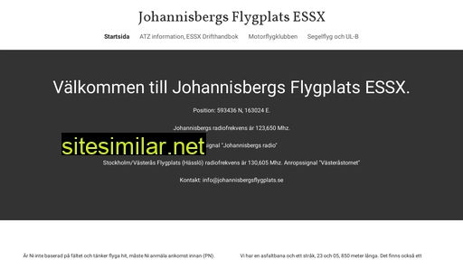 johannisbergsflygplats.se alternative sites