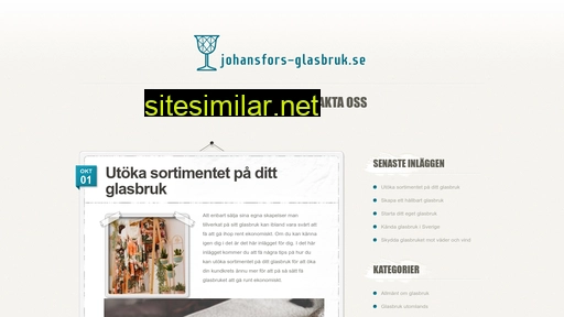 johansfors-glasbruk.se alternative sites