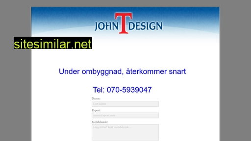 johntdesign.se alternative sites