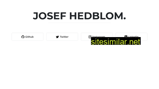 josefhedblom.se alternative sites