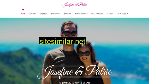 josefineochpatric.se alternative sites