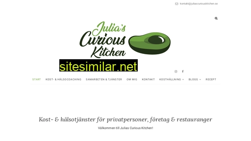 juliascuriouskitchen.se alternative sites