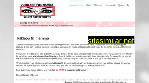 julklapptillmamma.se alternative sites