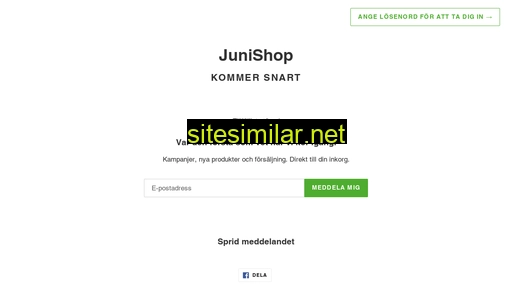 junishop.se alternative sites