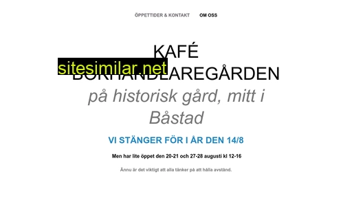 kafebokhandlaregarden.se alternative sites
