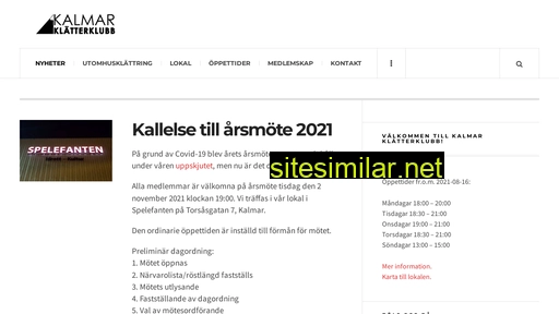 kalmarklatterklubb.se alternative sites