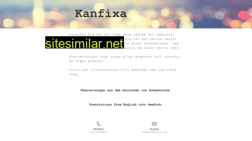 kanfixa.se alternative sites