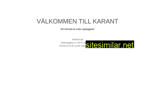 karant.se alternative sites