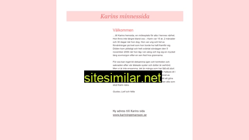 kariningemarsson.se alternative sites