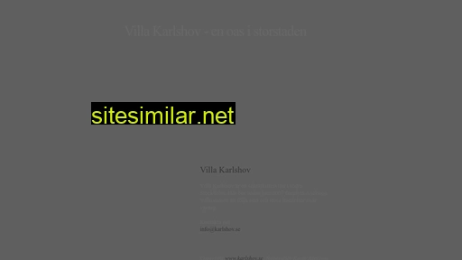 karlshov.se alternative sites