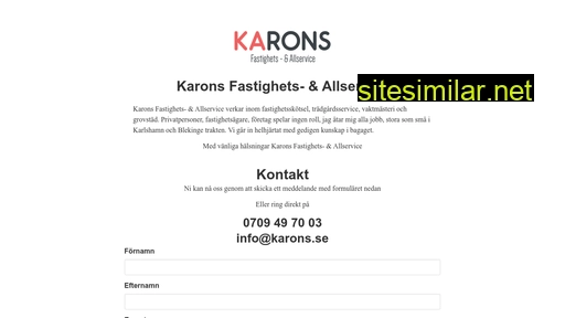 karons.se alternative sites