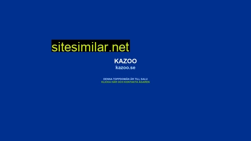 kazoo.se alternative sites