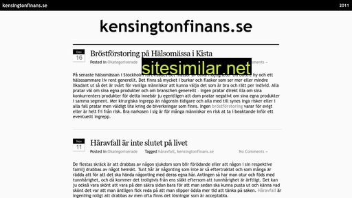 kensingtonfinans.se alternative sites