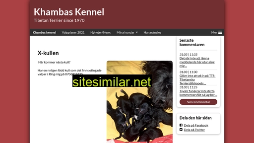 khambaskennel.se alternative sites