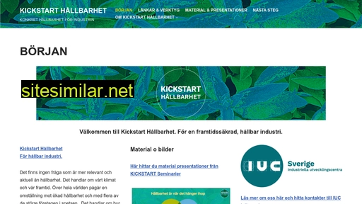 kickstarthallbarhet.se alternative sites