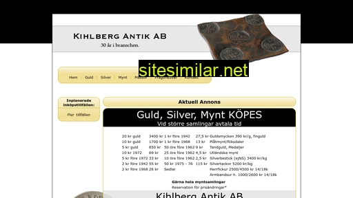kihlbergantik.se alternative sites