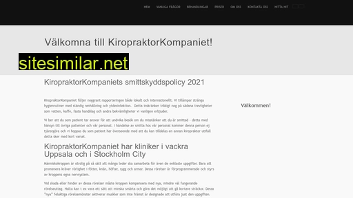 kiropraktorkompaniet.se alternative sites