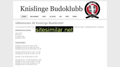 knislingebudoklubb.se alternative sites