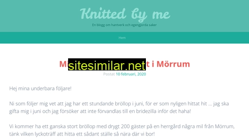 knittedbyme.se alternative sites