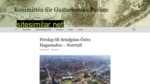 kommittenforgustavianskaparken.se alternative sites