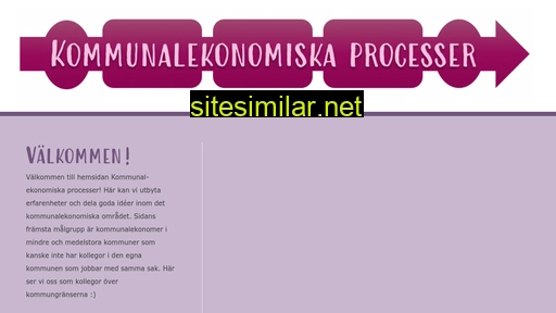 kommunalekonomiskaprocesser.se alternative sites
