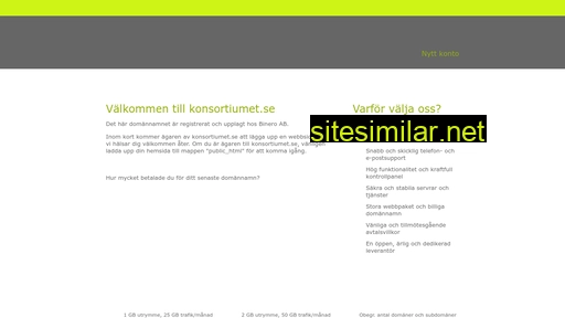 konsortiumet.se alternative sites