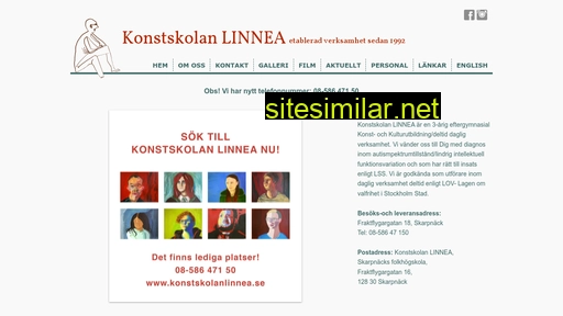 konstskolanlinnea.se alternative sites