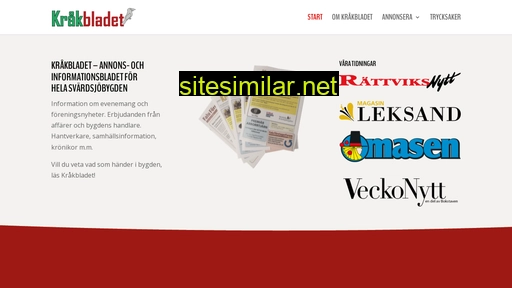 Krakbladet similar sites