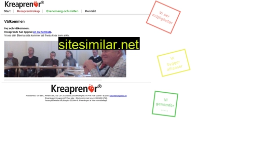 kreaprenor.se alternative sites