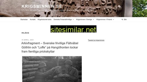 krigsminnen.se alternative sites
