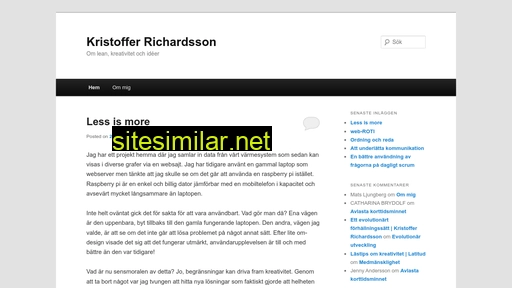 kristofferrichardsson.se alternative sites