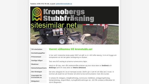 kronstubb.se alternative sites